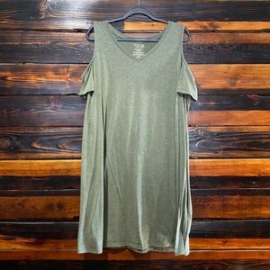 Cold shoulder dress